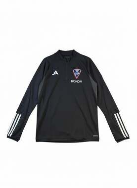 adidas US Youth Soccer ODP Honda Black AEROREADY 1/4 Zip Training Top Adult M